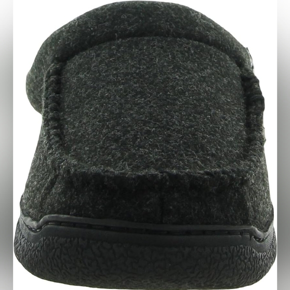 NEW!! Dearfoams Men's Clog Style Memory Foam Slippers Wool Blend - Picture 4 of 7